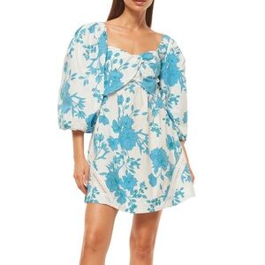 MISA LOS ANGELES Giada Dress in blue Flora